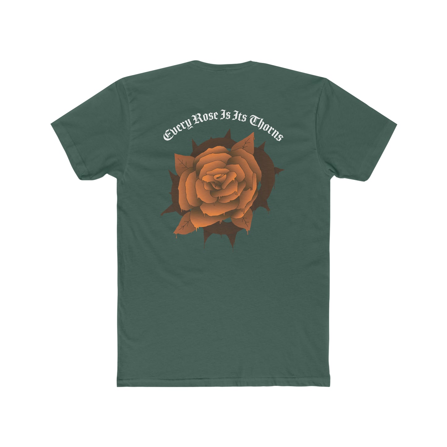 Halloween Dripping Orange Rose Tee