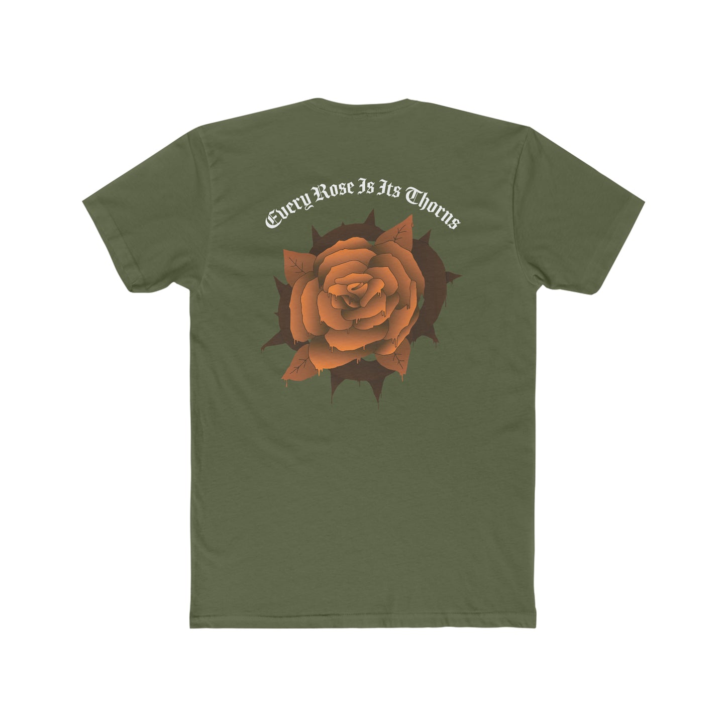 Halloween Dripping Orange Rose Tee