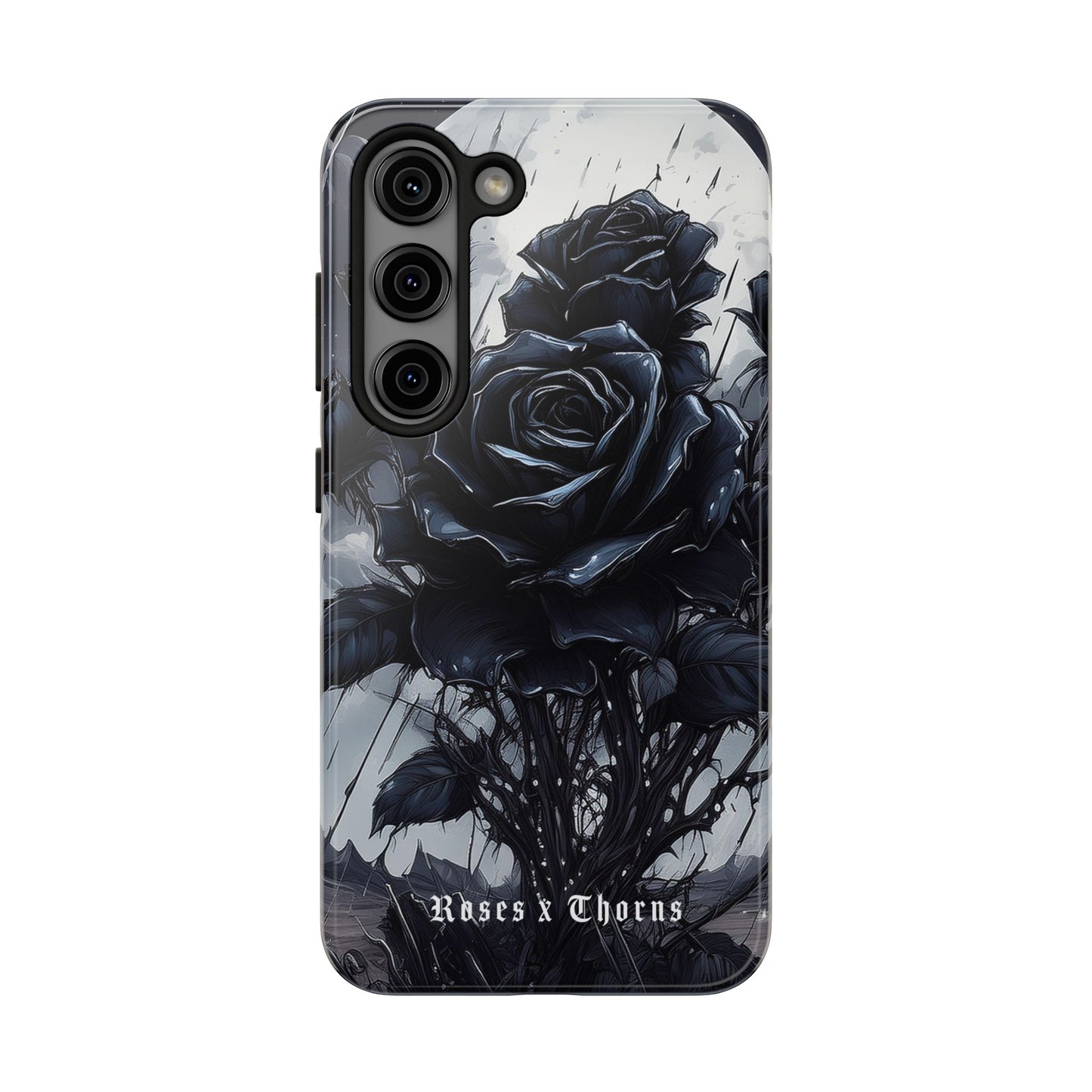 Black Desert Roses x Thorns Phone Cases