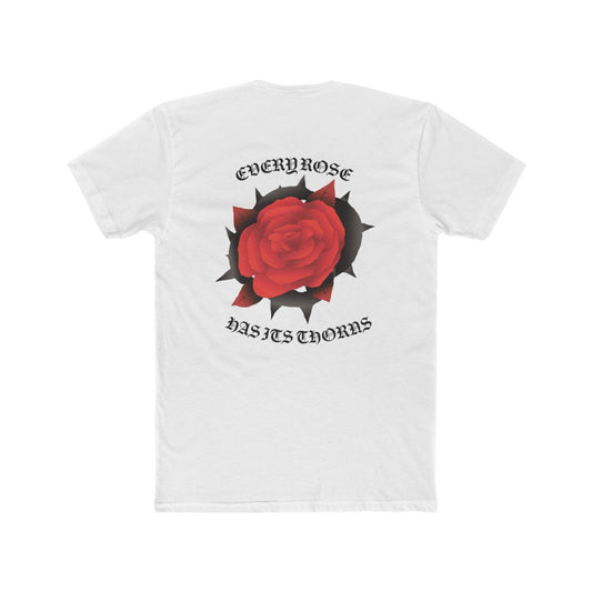 Red Rose Men's Cotton Crew Tee