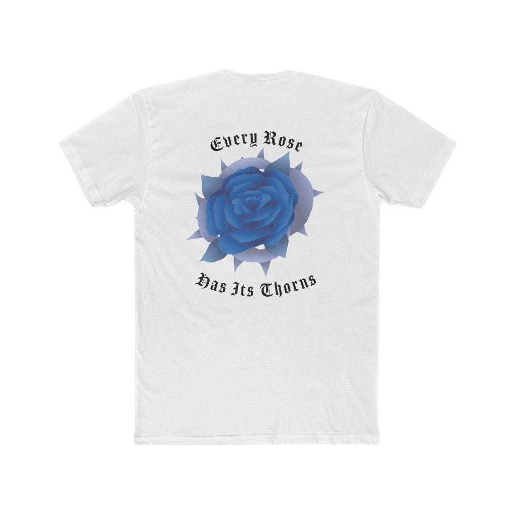 Ice Blue Rose Men's Cotton Crew Tee