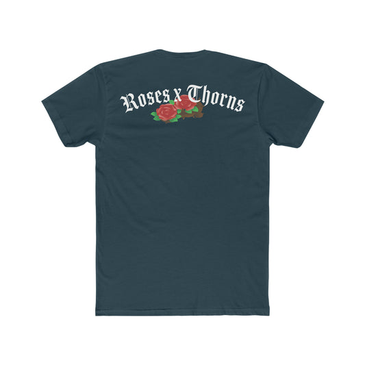 Men's Cotton Crew Tee Roses X Thorns Logo